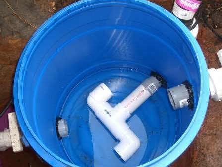 Reviews on koi filtration systems, bead filters, and bio filters. DIY 55 Gallon Barrel Pond Filter | Pond filters ...