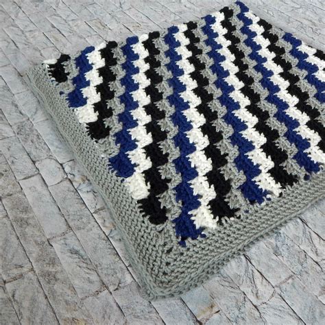 Crochet Pattern For The Camo Afghan Or Blanket