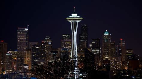 🥇 Seattle Cityscapes City Skyline Skyscrapers Wallpaper 53273