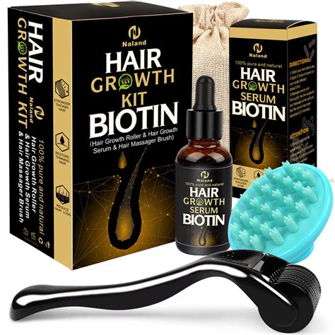Buy Derma Roller For Hair Growth Biotin Hair Growth Oil Serum Hair