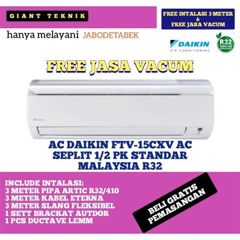 Jual Ac Daikin Ftv Cxv Pk Ac Seplit Standar Malaysia R