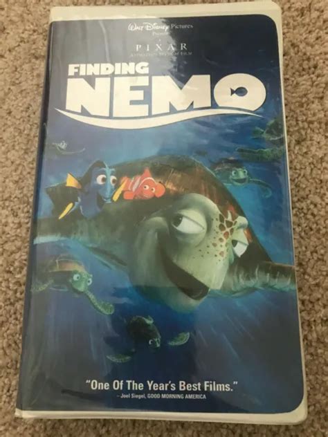 Finding Nemo Vhs Clamshell Case Walt Disney Pixar Animation Film