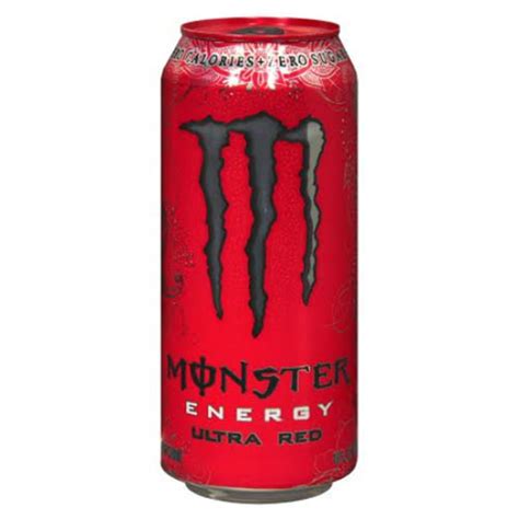 Monster Energy Drink Ultra Red 16 Oz Cans Pack Of 24