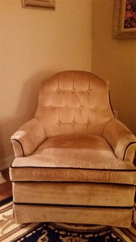 broyhill sofa  swivel rocker  antique furniture