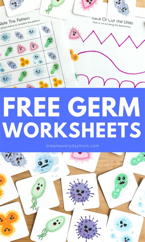 Free Printable Germ Worksheets For Kindergarten Germs Preschool
