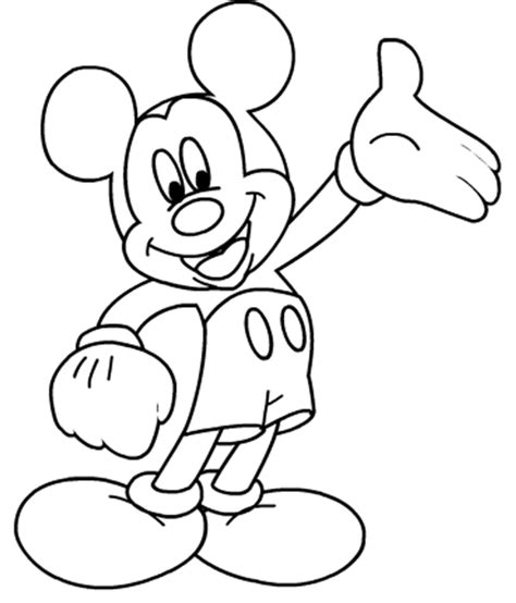 Gambar Mewarnai Kartun Mickey Mouse Imagesee