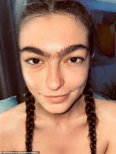 Model Reveals She Faces Daily Hate Because Of Her Unibrow Daily Mail