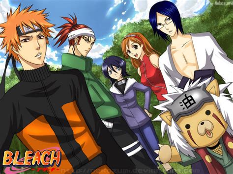 Bleach And Naruto Crossover Anime Loverz Fan Art 33890137 Fanpop
