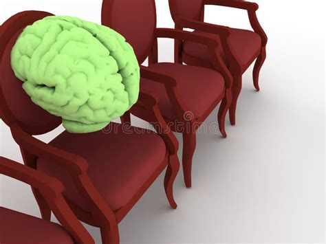 Chair Brain Stock Illustration Illustration Of Thinking 11968379