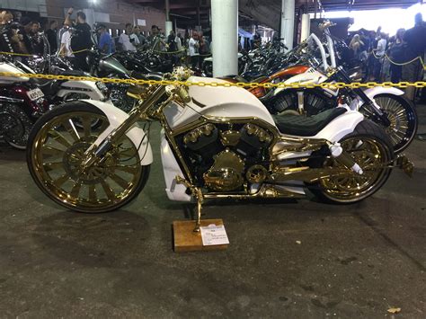 Custom Gold Plated Vrod Harley Custom Harleys Harley Davidson