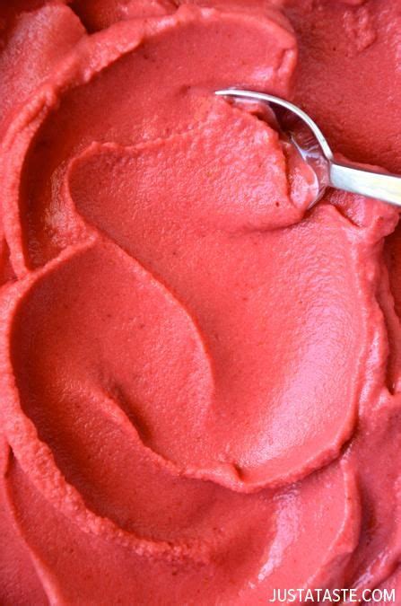 Minute Healthy Strawberry Frozen Yogurt Recipe From Just A Taste