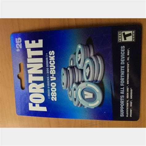 Selling A 25 Worth V Bucks Fortnite T Card Other T Cards