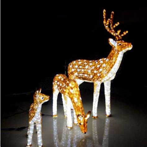 Led Motif Light 3d Outdoor Christmas Reindeer Lights Buy