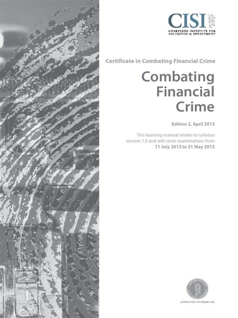 8 financial crime risk management governance. Certificate in Combating Financial Crime
