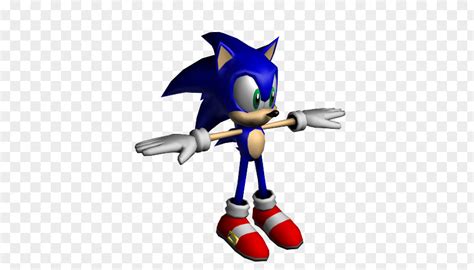 Low Poly Character T Pose Sonic Unleashed 3d Blast Free Riders Rush