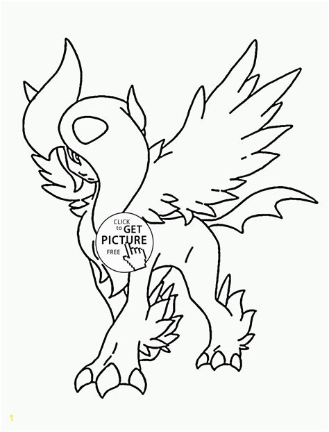Hydreigon Pokemon Coloring Page Coloring Pages