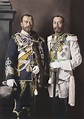 Tsar Nicholas II and King George V. I colorized few weeks ago. : r ...