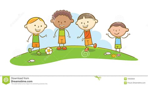 Kids Playing Soccer Stock Illustrations 1275 Kids Playing Soccer