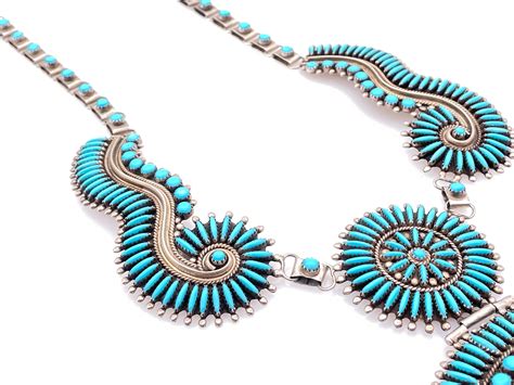 Sold Price Francis M Begay Navajo Sterling Needlepoint Turquoise