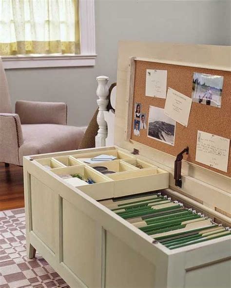 15 Ways To Organize Your Home Office By A Blissful Nest