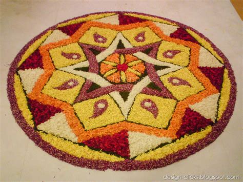 Pookkalam design for onam festival in kerala. Collection of Onam Pookalam Photos (Images, Pictures ...