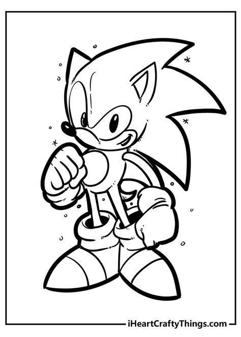 Sonic The Hedgehog Coloring Pages Printable Home Design Ideas