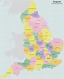 Administrative Counties Of England Wikipedia – Printable Map of The ...