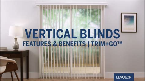 Levolor Trimgo Vertical Blinds Features And Benefits Youtube