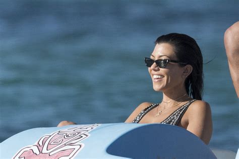 kourtney kardashian swimsuit candids in st tropez hot celebs home