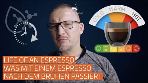 the life of an espresso shot was mit einem espresso nach dem brühen passiert youtube
