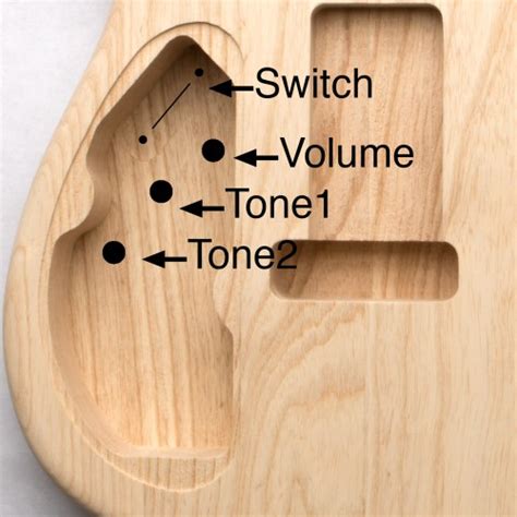 Control Cavity And Control Hole Routing Options Alloy Guitars Usa