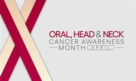 Premium Vector Oral Head And Neck Cancer Awareness Month Is Observed