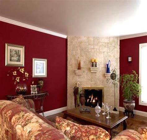 20 Burgundy Paint Color For Living Room