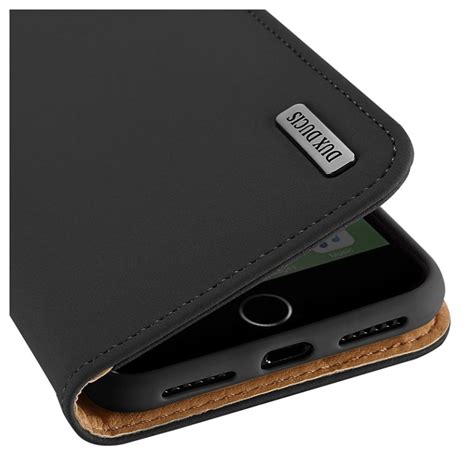 Dux Ducis Wish Iphone 78se 2020 Wallet Leather Case Black
