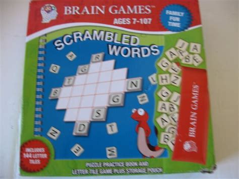 Brain Games Scrambled Words Box Set Board Game Ebay