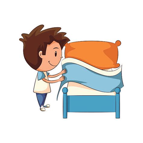 Royalty Free Making Bed Clip Art Vector Images And Illustrations Istock