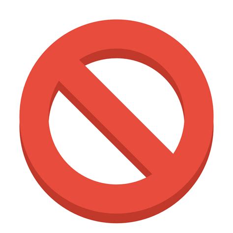 Das örtchen scheint auf den. zeichen verbot symbol - ico,png,icns Gratis Download