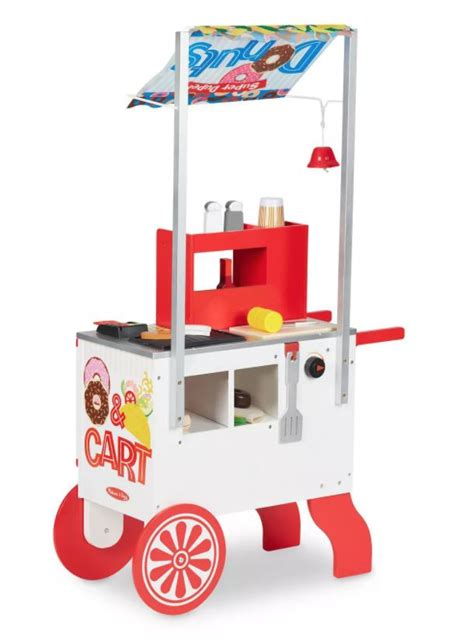 Melissa And Doug Donut And Taco Rolling Wooden Food Cart The Southern Root