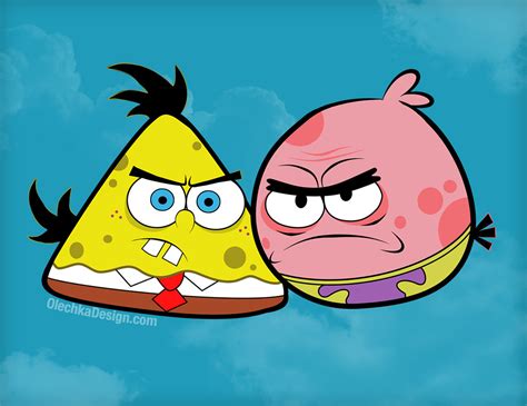 Angry Spongebob And Patrick