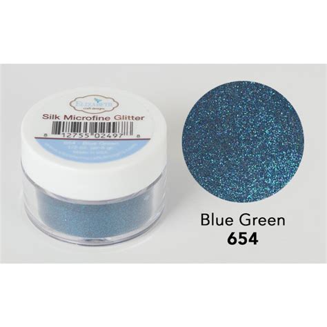 Silk Microfine Glitter Blue Green 12oz 654 Craftlines Bv