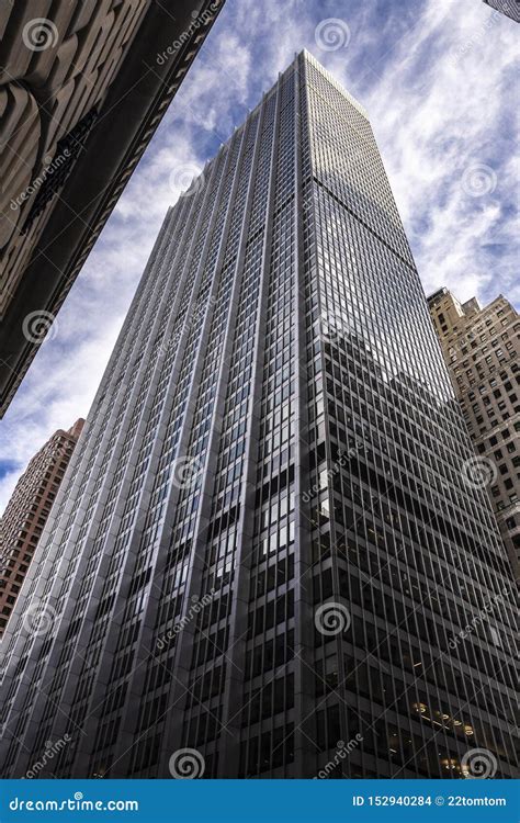 Modern Skyscrapers In Manhattan New York City Usa Stock Photo Image