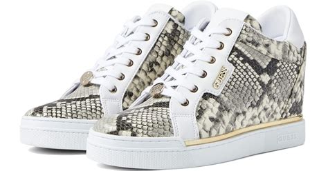 Guess Faster Sneaker In Metallic Lyst