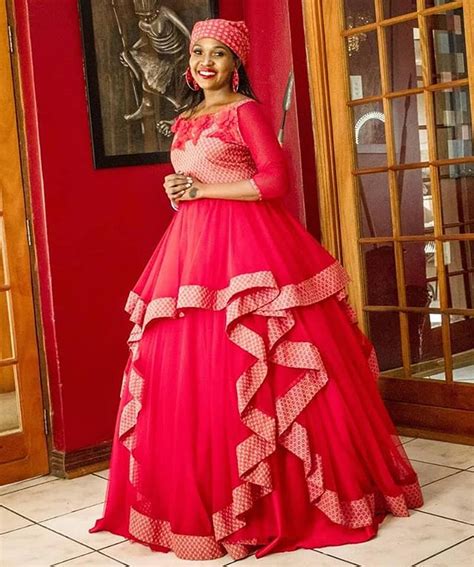 Wedding traditions, customs, and etiquette. New Traditional Shweshwe Dresses 2020 For Wedding - African 4