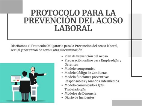 Obligatorio Plan De Prevención De Acoso Laboral Sexual Y Por Razones
