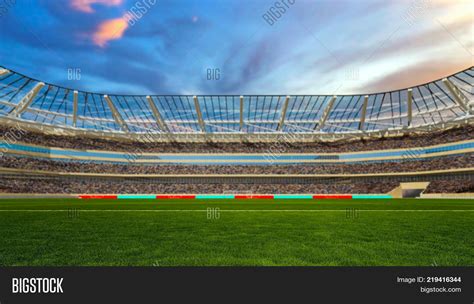 Full Soccer Stadium 3d Image And Photo Free Trial Bigstock