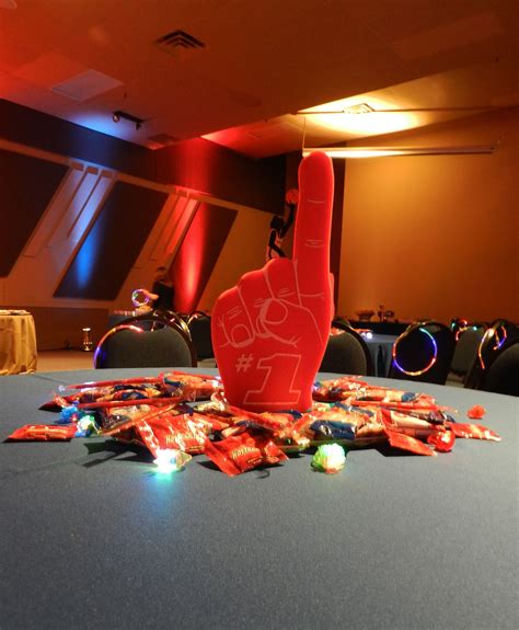 This sports theme baby shower cake was baked by eileen fry especially for this theme. Dream Gala Fundraiser centerpiece idea www.dreamon3.org ...