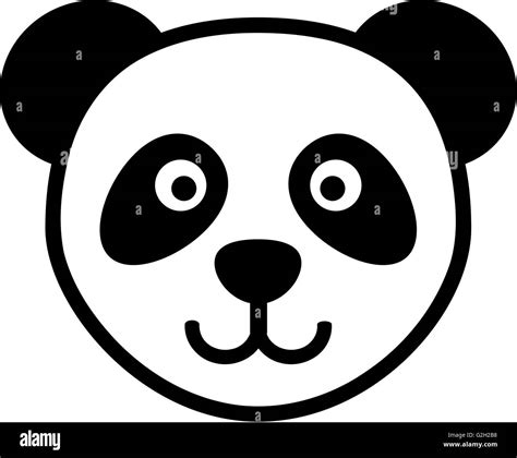 Panda Head Cartoon Stock Photo Alamy