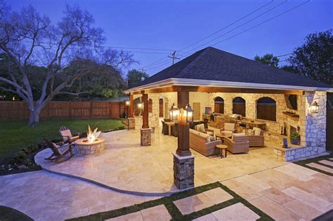 Expanded Outdoor Living Area In Houston Texas Custom Patios