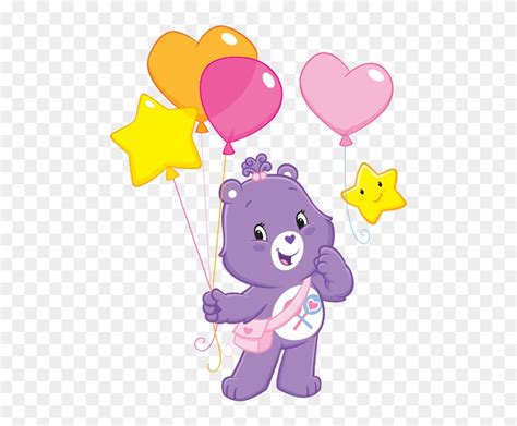 Care Bear Transparent Background Png Purple Care Bear Png Png