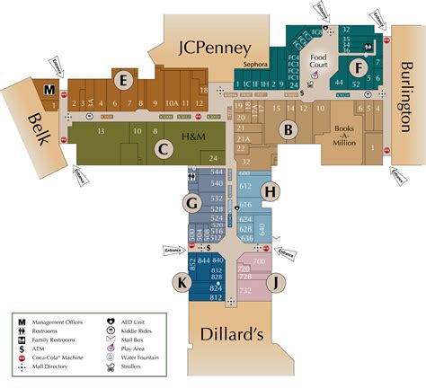 Map Of Woodlands Tx Mall Stores